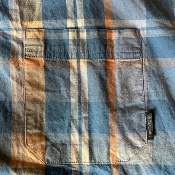 Columbia Sportswear Men’s Short Sleeve Plaid Button-Up Shirt - XL Regular Fit - Picture 4 of 7
